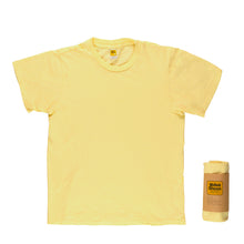 Load image into Gallery viewer, Rolled Short sleeve Crew neck Tee / Banana
