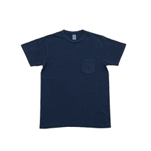 Load image into Gallery viewer, Pigment 2 Pac Short sleeve Crew neck Tee w/pocket / Navy_Red
