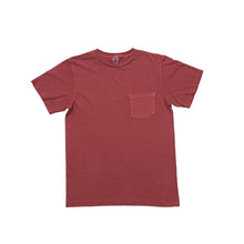 Load image into Gallery viewer, Pigment 2 Pac Short sleeve Crew neck Tee w/pocket / Navy_Red
