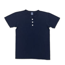 Load image into Gallery viewer, Pigment S/S Henley Tee / Navy
