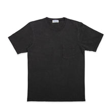 Load image into Gallery viewer, Heavy oz Pigment S/S C/N Tee w/Pkt / Black
