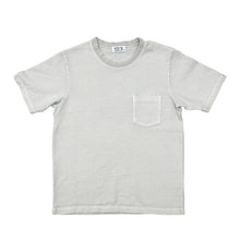 Load image into Gallery viewer, Heavy oz Pigment S/S C/N Tee w/Pkt / Lt. Grey
