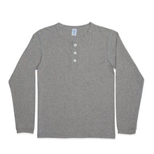 Load image into Gallery viewer, L/S Henley Tee / H.Grey
