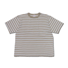 Load image into Gallery viewer, Stripe Tee / Off/Coyote
