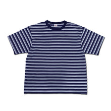 Load image into Gallery viewer, Stripe Tee / Off/F.Navy
